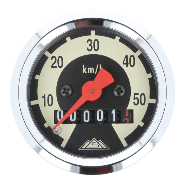 Tacho, Tachometer (flaches Glas), Simson SR2, KR50, SR4-1, KR51